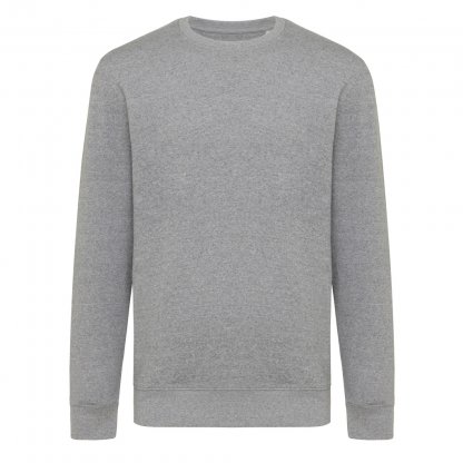 Sweat Shirt Mixte En Coton Bio Et Recyclé 280g ETOSHA Anthracite Non Teinté De Face