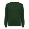 Sweat Shirt Mixte En Coton Bio Et Recyclé 280g ETOSHA Vert Sapin Avec Marquage