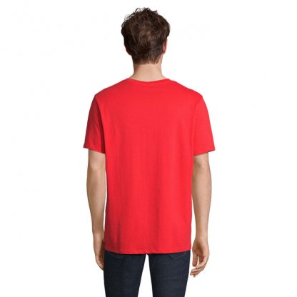 T Shirt Mixte En Coton Bio 175g LEGEND Rouge Vif De Dos