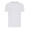 T Shirt Mixte En Coton Bio Et Recyclé 180g BRETT Blanc De Face