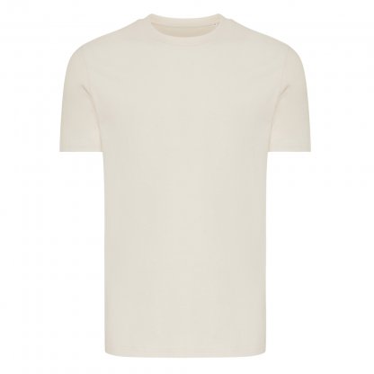 T Shirt Mixte En Coton Bio Et Recyclé 180g BRETT Naturel De Face