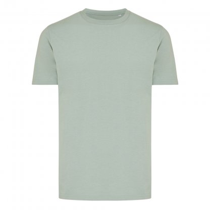 T Shirt Mixte En Coton Bio Et Recyclé 180g BRETT Vert Clair De Face