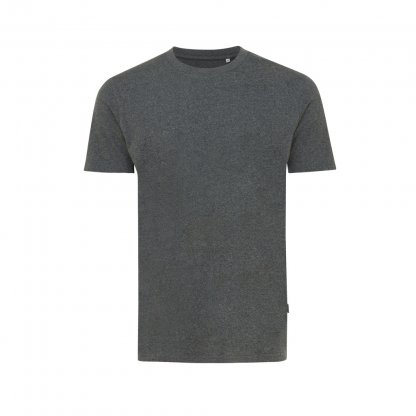 T Shirt Mixte En Coton Recyclé Non Teinté 180g MANUEL Gris Anthracite Non Teinté De Face