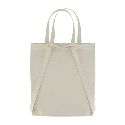 Tote Bag à Dos En Coton Recyclé 250g 36x40cm PRADO De Dos