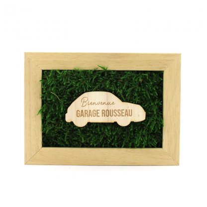 Cadre Mousse En Bois CADRO Avec Gravure Logo