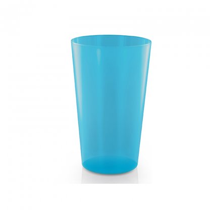 Gobelet Réutilisable En Polypropylène 390ml GLASS MAX Bleu Translucide