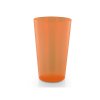 Gobelet Réutilisable En Polypropylène 390ml GLASS MAX Orange Translucide Gobelet Réutilisable En Polypropylène 390ml GLASS MAX Orange Translucide
