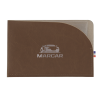 Porte Carte Grise En Cuir Végétal MARC Chocolat Marquage à Chaud