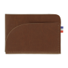 Porte Cartes En Cuir Végétal MARTA Cognac De Face