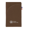 Porte Cartes En Cuir Végétal MILA Chocolat Tampographie