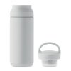 Gourde Double Paroi En Inox Recyclé 320ml ONYX Blanc Bouchon Dévissé Gourde Double Paroi En Inox Recyclé 320ml ONYX Blanc Bouchon Dévissé