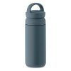 Gourde Double Paroi En Inox Recyclé 320ml ONYX Bleu Pétrole De Côté Gourde Double Paroi En Inox Recyclé 320ml ONYX Bleu Pétrole De Côté