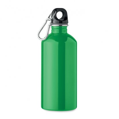 Gourde En Inox Recyclé Avec Mousqueton 500ml REMID MOSS Verte