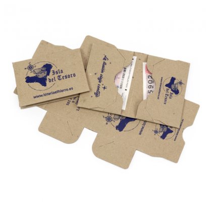 Porte Cartes En Carton Recyclé Avec Sachets De Graines CARTO Avec Marquages