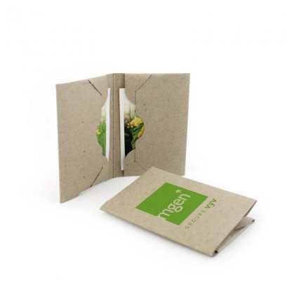 Porte Cartes En Carton Recyclé Avec Sachets De Graines CARTO Photo Principale