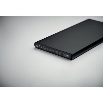 Powerbank En Aluminium Recyclé 8000mAh POWERFLAT8C Noir Détail