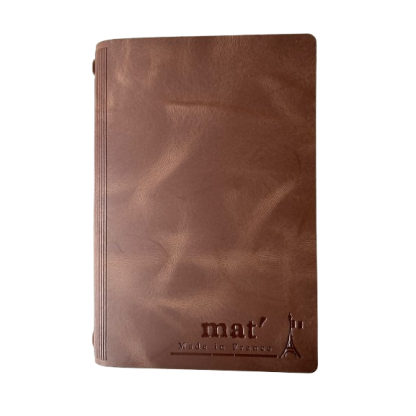 Cahier Rechargeable Ou Porte Menu En Cuir Recyclé A5 Photo Principale