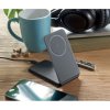 Chargeur Sans Fil Pliable Magnétique En Plastique Recyclé 15W FAWTT Debout Sans Téléphone Chargeur Sans Fil Pliable Magnétique En Plastique Recyclé 15W FAWTT Debout Sans Téléphone