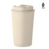 Gobelet Double Paroi En Maïs 350ml BEIBAKU Beige De Côté Gobelet Double Paroi En Maïs 350ml BEIBAKU Beige De Côté