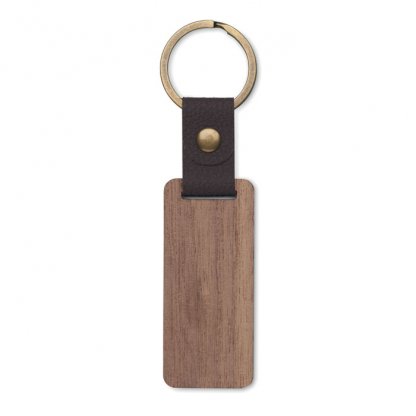 Porte Clés En Bois De Noyer NAWKEY De Dos