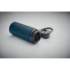 Bouteille Avec Paille Intégrée En Inox Recyclé 500ml SPOT Bleu Marine Détails à Plat Bouteille Avec Paille Intégrée En Inox Recyclé 500ml SPOT Bleu Marine Détails à Plat
