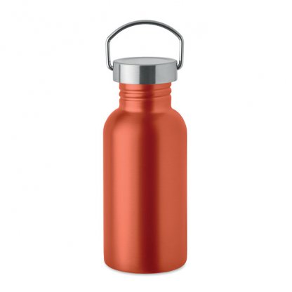 Bouteille En Inox Recyclé Avec Poignée 500ml FLORENCE SING Orange