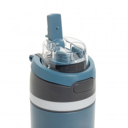 Bouteille Isotherme Avec Paille Et Goulot En Inox Recyclé 700ml OMNI SIP Paille