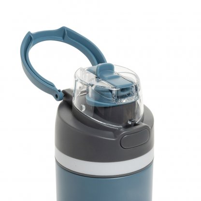 Bouteille Isotherme Avec Paille Et Goulot En Inox Recyclé 700ml OMNI SIP Poignée