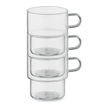 Tasse En Verre Borosilicate 300ml BOROMUG Empilées