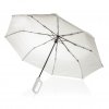 Parapluie Pliable Automatique Avec Mousqueton En PET Recyclé Ø108cm YARA Balnc Ouvert Parapluie Pliable Automatique Avec Mousqueton En PET Recyclé Ø108cm YARA Balnc Ouvert