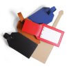Porte étiquette Pour Bagages En Cuir Recyclé MILOU 5 Couleurs