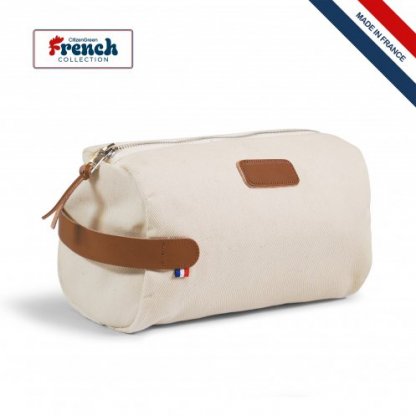 Trousse De Voyage En Coton Bio 360g 26x11x10cm FISEL Naturel