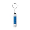 Porte Clés Lampe De Poche LED En Aluminium Recyclé RE LERGAN Bleu Avec Marquage Porte Clés Lampe De Poche LED En Aluminium Recyclé RE LERGAN Bleu Avec Marquage