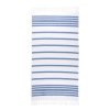 Serviette De Plage En Coton Et Polyester Recyclés 90x170cm SARDENHA Bleu Marine Ouverte Serviette De Plage En Coton Et Polyester Recyclés 90x170cm SARDENHA Bleu Marine Ouverte