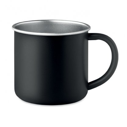 Mug En Inox Recyclé 300ml CARIBU Noir Photo Principale