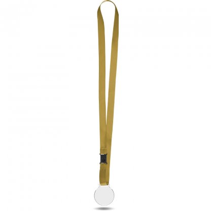 Médaille En Plastique Avec Cordon Satin PLASTA Or