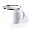 Tasse En Métal 380ml WILEM Blanche Tasse En Métal 380ml WILEM Blanche