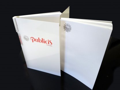Bloc Notes En Carton Et Papier Recyclé BLOCECRITURE Ouvert
