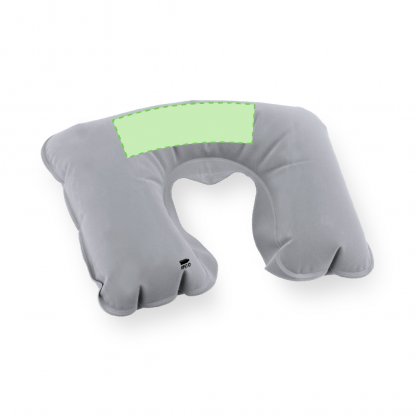 Coussin De Voyage En PET Recyclé VILDEX Zone De Marquage Avant