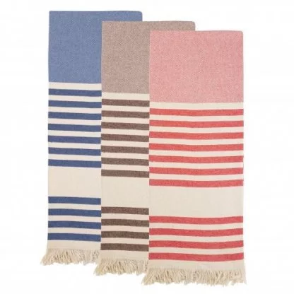 Serviette de plage en coton et PET recyclés personnalisable à votre image