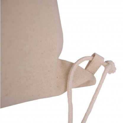 Gym Bag En Coton Bio 150g 37x41cm GRIZOU Naturel Detaillé