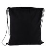 Gym Bag En Coton Naturel 150g 37x41cm GAUFF Noir Gym Bag En Coton Naturel 150g 37x41cm GAUFF Noir