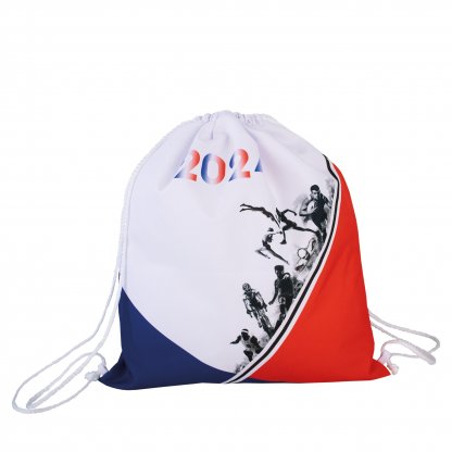 Gym Bag En Polyester Recyclé 37x41cm USAIN Avec Marquage