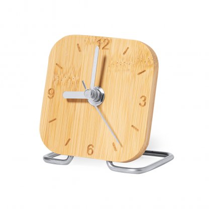 Horloge De Table En Bambou ECIKO De Côté