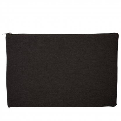 Pochette Ordinateur 17 En Coton Recyclé 220g DYO Noir