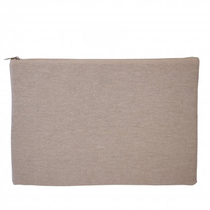 Pochette Ordinateur 17 En Coton Recyclé 220g DYO Photo Principale