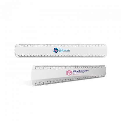 Règle Transparente 30 Cm En Plastique MARIN Avec Marquage