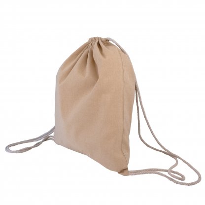 Sac à Dos En Coton Recyclé 150gr Bihlai De Côté