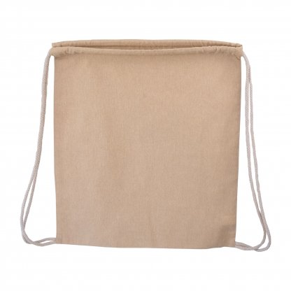 Sac à Dos En Coton Recyclé 150gr Bihlai Ouvert