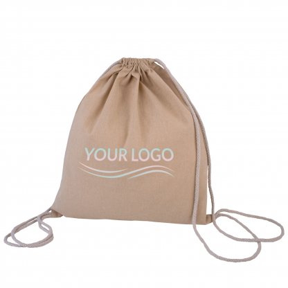 Sac à Dos En Coton Recyclé 150gr Bihlai Quadri